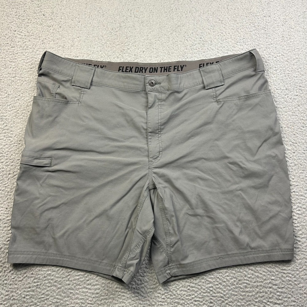 Duluth Shorts Men Gray Flex Dry On The Fly Standard Fit Hiking Utility Tech 48